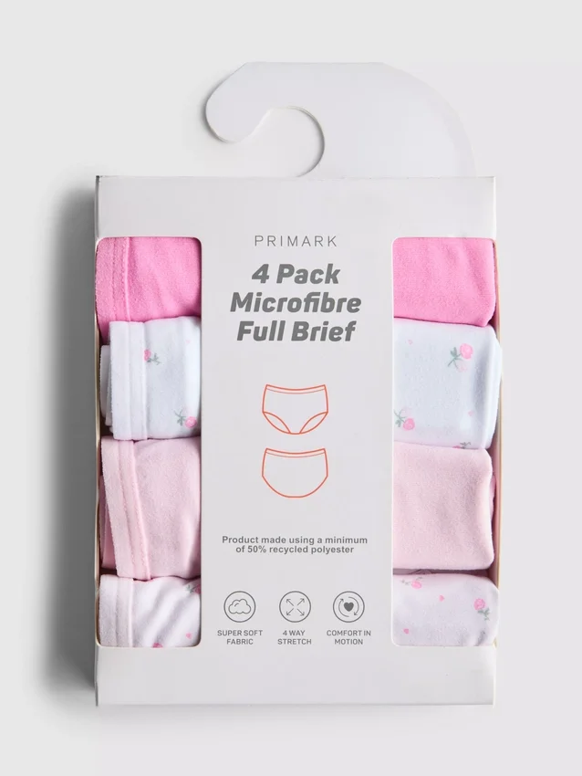 4er-Pack Mikrofaser-Slips 4er-Pack Mikrofaser-Slips
