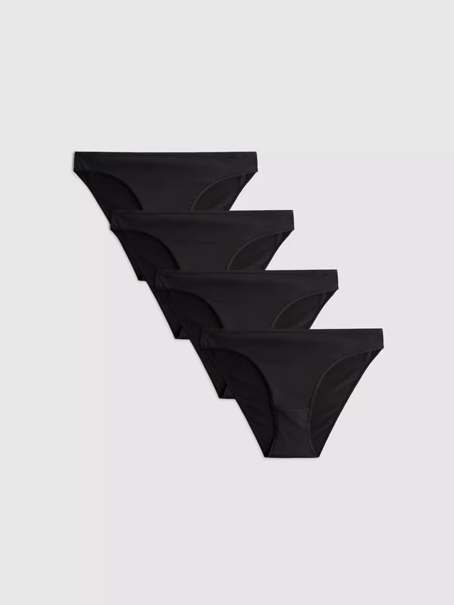 4er-Pack Mikrofaser-Slips mit hohem Beinausschnitt 4er-Pack Mikrofaser-Slips mit hohem Beinausschnitt