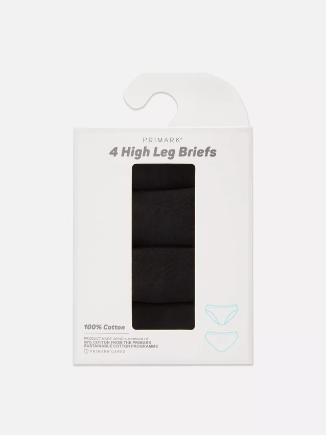 4er-Pack Slips mit hohem Beinausschnitt 4er-Pack Slips mit hohem Beinausschnitt
