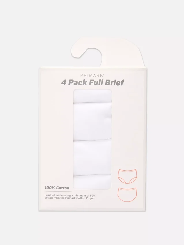 4er-Pack Unterhosen aus reiner Baumwolle 4er-Pack Unterhosen aus reiner Baumwolle