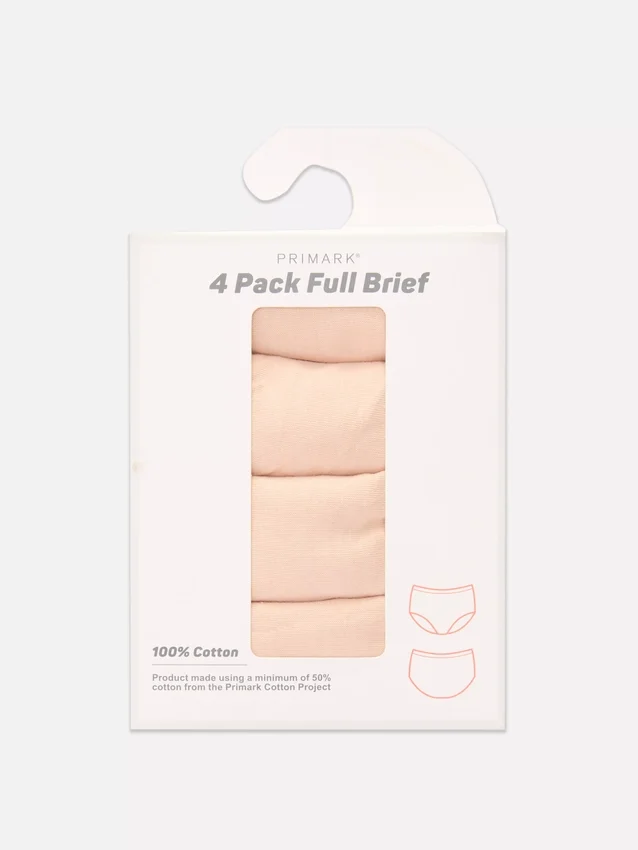 4er-Pack Unterhosen aus reiner Baumwolle 4er-Pack Unterhosen aus reiner Baumwolle