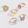 5er-Pack ausgefallene Ringe