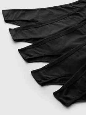 5er-Pack brasilianische Slips aus Baumwolle 5er-Pack brasilianische Slips aus Baumwolle