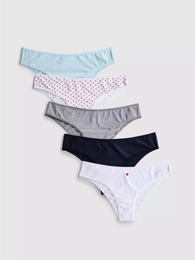 5er-Pack Brazilian-Slips für den Alltag 5er-Pack Brazilian-Slips für den Alltag