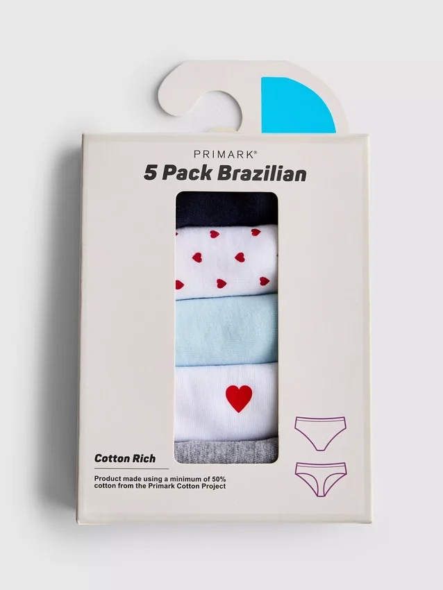 5er-Pack Brazilian-Slips für den Alltag 5er-Pack Brazilian-Slips für den Alltag