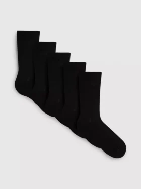 5er-Pack elegante Crew-Socken