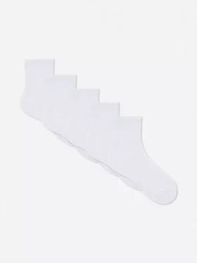 5er-Pack gerippte Kniestrümpfe