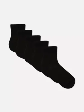 5er-Pack gerippte Kniestrümpfe