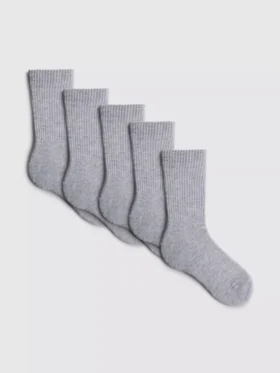 5er-Pack gerippte Socken