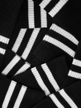 5er-Pack gestreifte Crew-Socken