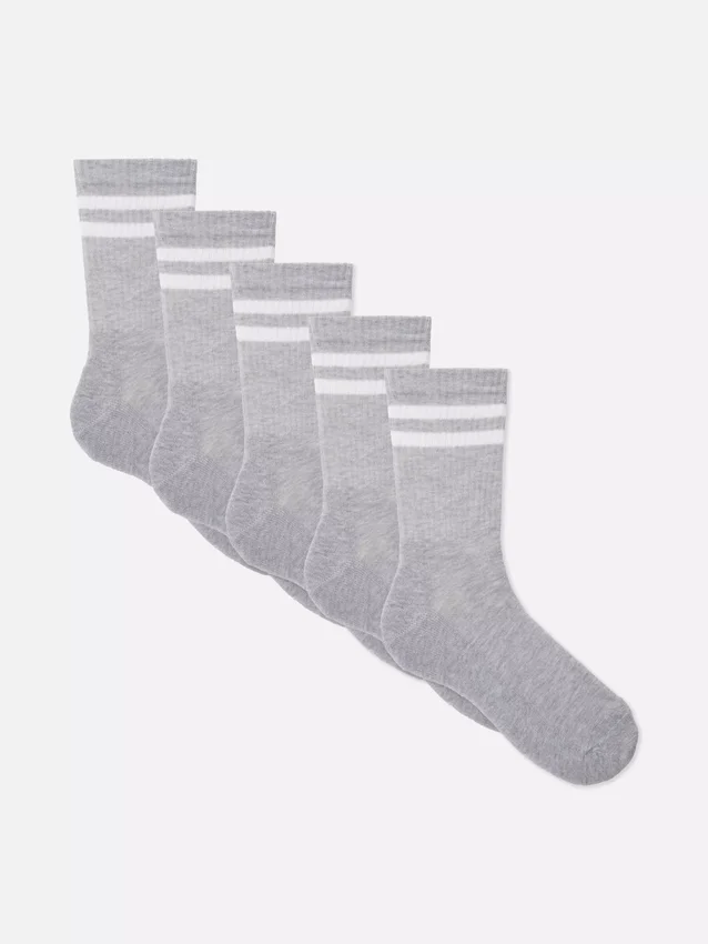 5er-Pack gestreifte Sportsocken 5er-Pack gestreifte Sportsocken