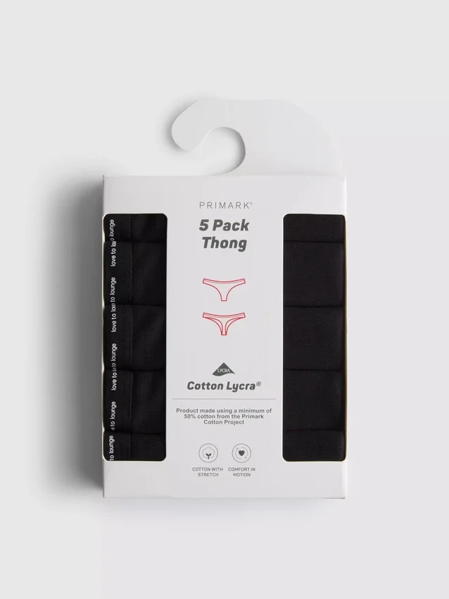 5er-Pack „Love to Lounge“ Tangas aus baumwollreichem Stoff 5er-Pack „Love to Lounge“ Tangas aus baumwollreichem Stoff