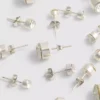 5er-Pack Ohrstecker mit Edelsteinen