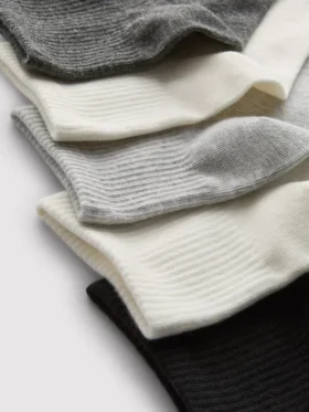 5er-Pack Quarter-Crew-Socken