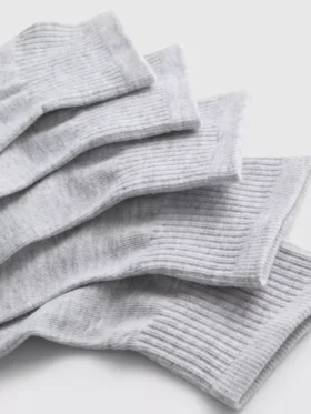 5er-Pack Quarter-Crew-Socken