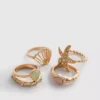 5er-Pack Ringe im maritimen Stil