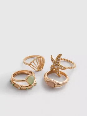 5er-Pack Ringe im maritimen Stil 5er-Pack Ringe im maritimen Stil