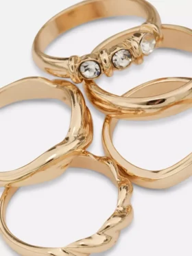 5er-Pack Ringe in verschiedenen Designs 5er-Pack Ringe in verschiedenen Designs