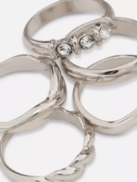 5er-Pack Ringe in verschiedenen Designs 5er-Pack Ringe in verschiedenen Designs