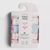 5er-Pack String-Tanga mit hohem Baumwollanteil