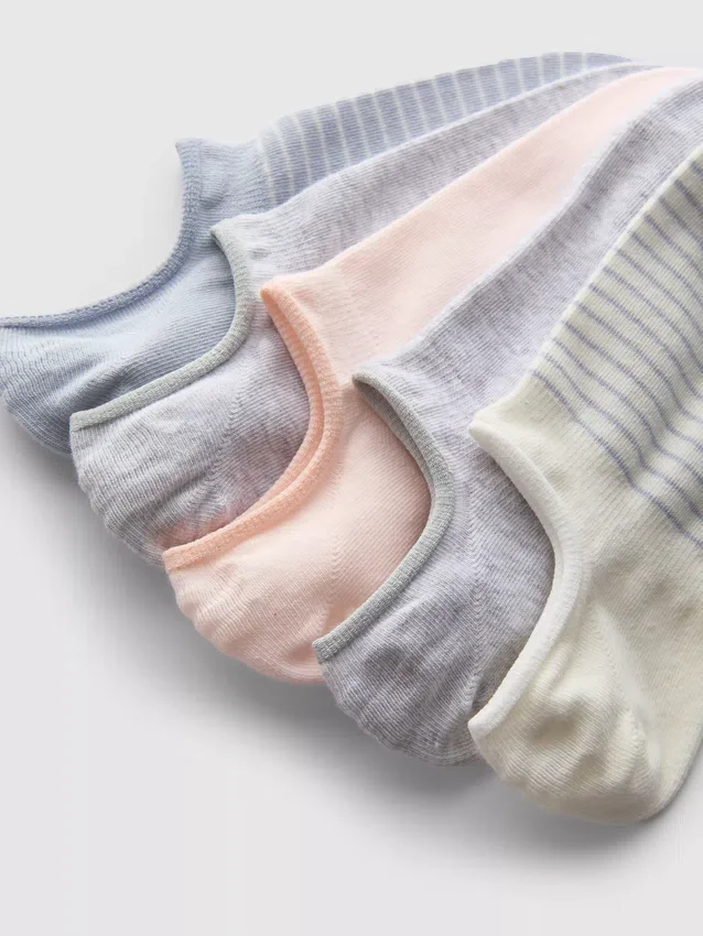 5er-Pack unsichtbare Baumwoll-Socken 5er-Pack unsichtbare Baumwoll-Socken