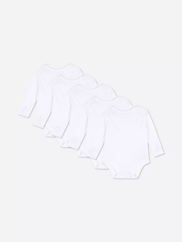 5er-Pack unverzichtbare langärmelige Bodys 5er-Pack unverzichtbare langärmelige Bodys