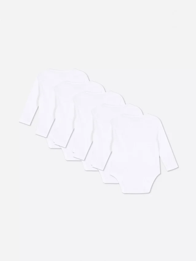 5er-Pack unverzichtbare langärmelige Bodys 5er-Pack unverzichtbare langärmelige Bodys