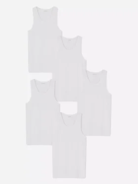 5er-Pack unverzichtbare Unterhemden