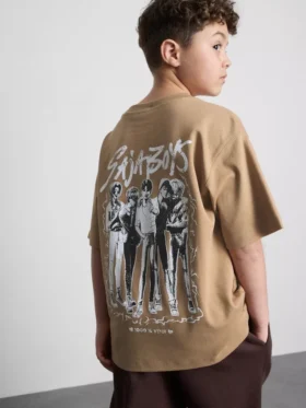 6–15 Jahre | K-Pop „Demon Hunters“ Saja Jungen-Grafik-Hemd