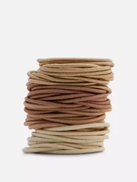 60er-Pack dicke elastische Haargummis