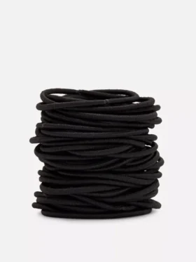 60er-Pack dicke elastische Haargummis