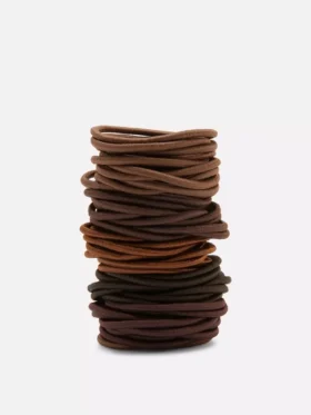60er-Pack dicke elastische Haargummis