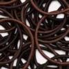 60er-Pack dicke elastische Haargummis