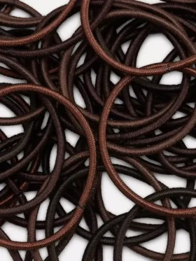 60er-Pack dicke elastische Haargummis