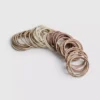 60er-Pack schmale Haargummis