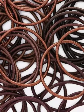 60er-Pack schmale Haargummis