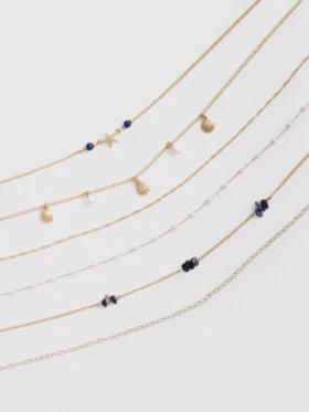 6er-Pack Choker-Ketten 6er-Pack Choker-Ketten