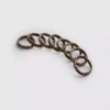 6er-Pack Haargummis mit Leopardenmuster
