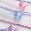 6er-Pack Haarspangen mit Schmetterlingszöpfen