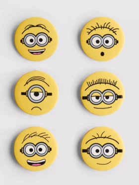 6er-Pack Minions-Buttons 6er-Pack Minions-Buttons