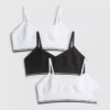 7–15 Jahre | 3er-Pack gerippte Crop-Tops 7–15 Jahre | 3er-Pack gerippte Crop-Tops