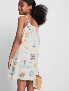 7–15 Jahre | bedrucktes Kleid