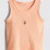7–15 Jahre | besticktes, geripptes Tanktop 7–15 Jahre | besticktes, geripptes Tanktop