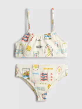 7–15 Jahre | Bikini mit Postkarten-Motiv
