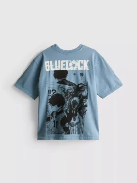 7–15 Jahre | Blaues „Lock“-Hemd