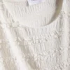 7–15 Jahre | Bluse mit gekräuselten Flügelärmeln und Spitzenbesatz 7–15 Jahre | Bluse mit gekräuselten Flügelärmeln und Spitzenbesatz