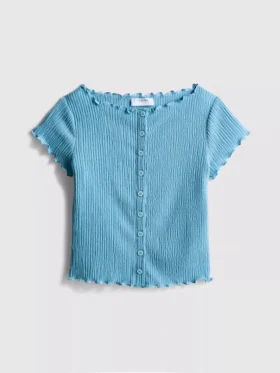 7–15 Jahre | Bluse mit Knitteroptik