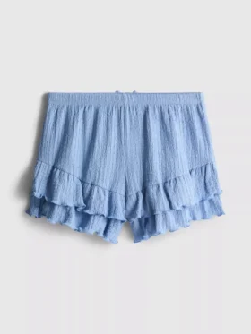 7–15 Jahre | Gekräuselte Stufenshorts