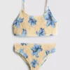 7–15 Jahre | geraffter bedruckter Bikini 7–15 Jahre | geraffter bedruckter Bikini