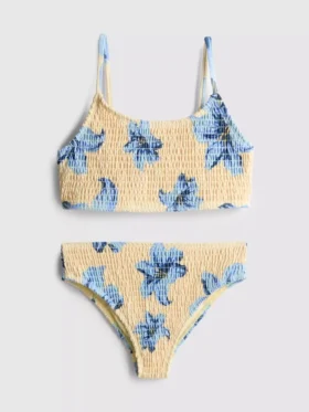 7–15 Jahre | geraffter bedruckter Bikini